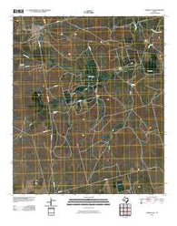 Garden City Texas Historical topographic map, 1:24000 scale, 7.5 X 7.5 Minute, Year 2010