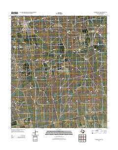 Garden City Texas Historical topographic map, 1:24000 scale, 7.5 X 7.5 Minute, Year 2012