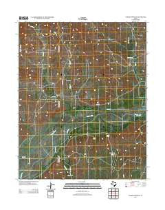 Garden Springs Texas Historical topographic map, 1:24000 scale, 7.5 X 7.5 Minute, Year 2012