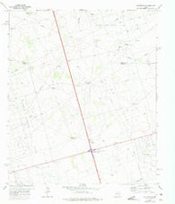Gardendale Texas Historical topographic map, 1:24000 scale, 7.5 X 7.5 Minute, Year 1968