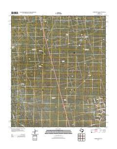 Gardendale Texas Historical topographic map, 1:24000 scale, 7.5 X 7.5 Minute, Year 2012