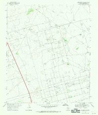 Gardendale NW Texas Historical topographic map, 1:24000 scale, 7.5 X 7.5 Minute, Year 1968