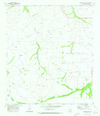 Gardener Draw Texas Historical topographic map, 1:24000 scale, 7.5 X 7.5 Minute, Year 1970