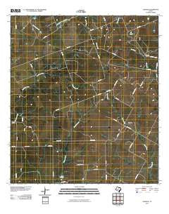Garfield Texas Historical topographic map, 1:24000 scale, 7.5 X 7.5 Minute, Year 2010