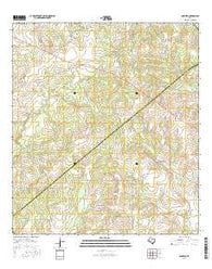 Garfield Texas Current topographic map, 1:24000 scale, 7.5 X 7.5 Minute, Year 2016