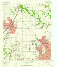 Garland Texas Historical topographic map, 1:24000 scale, 7.5 X 7.5 Minute, Year 1959