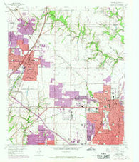 Garland Texas Historical topographic map, 1:24000 scale, 7.5 X 7.5 Minute, Year 1959