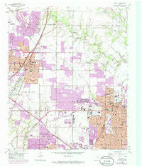 Garland Texas Historical topographic map, 1:24000 scale, 7.5 X 7.5 Minute, Year 1959
