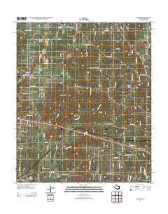Garner Texas Historical topographic map, 1:24000 scale, 7.5 X 7.5 Minute, Year 2012