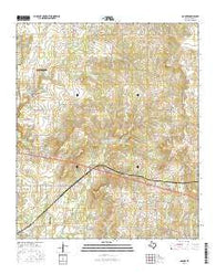 Garner Texas Current topographic map, 1:24000 scale, 7.5 X 7.5 Minute, Year 2016