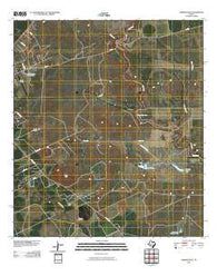 Garner Field Texas Historical topographic map, 1:24000 scale, 7.5 X 7.5 Minute, Year 2010