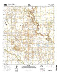 Garner Field Texas Current topographic map, 1:24000 scale, 7.5 X 7.5 Minute, Year 2016