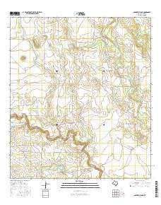 Garner Field NE Texas Current topographic map, 1:24000 scale, 7.5 X 7.5 Minute, Year 2016