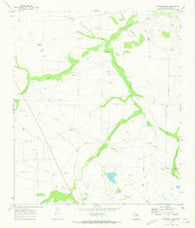 Garrison Draw Texas Historical topographic map, 1:24000 scale, 7.5 X 7.5 Minute, Year 1970