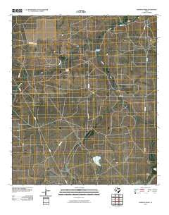 Garrison Draw Texas Historical topographic map, 1:24000 scale, 7.5 X 7.5 Minute, Year 2010