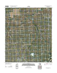 Garrison Draw Texas Historical topographic map, 1:24000 scale, 7.5 X 7.5 Minute, Year 2012