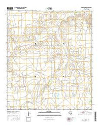 Garrison Draw Texas Current topographic map, 1:24000 scale, 7.5 X 7.5 Minute, Year 2016