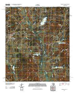 Garrison East Texas Historical topographic map, 1:24000 scale, 7.5 X 7.5 Minute, Year 2010