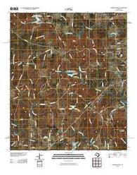 Garrison West Texas Historical topographic map, 1:24000 scale, 7.5 X 7.5 Minute, Year 2010