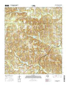 Garrison West Texas Current topographic map, 1:24000 scale, 7.5 X 7.5 Minute, Year 2016