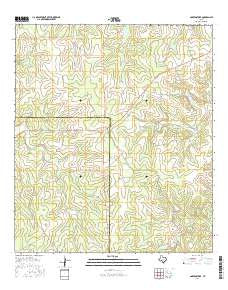 Garven Store Texas Current topographic map, 1:24000 scale, 7.5 X 7.5 Minute, Year 2016