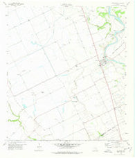 Garwood Texas Historical topographic map, 1:24000 scale, 7.5 X 7.5 Minute, Year 1959