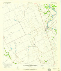 Garwood Texas Historical topographic map, 1:24000 scale, 7.5 X 7.5 Minute, Year 1959