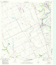 Garwood Texas Historical topographic map, 1:24000 scale, 7.5 X 7.5 Minute, Year 1959