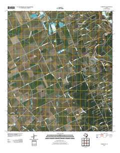 Garwood Texas Historical topographic map, 1:24000 scale, 7.5 X 7.5 Minute, Year 2010