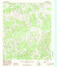 Gary Texas Historical topographic map, 1:24000 scale, 7.5 X 7.5 Minute, Year 1983