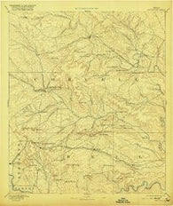 Gatesville Texas Historical topographic map, 1:125000 scale, 30 X 30 Minute, Year 1894