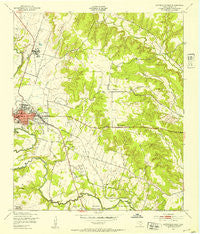 Gatesville East Texas Historical topographic map, 1:24000 scale, 7.5 X 7.5 Minute, Year 1947
