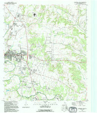 Gatesville East Texas Historical topographic map, 1:24000 scale, 7.5 X 7.5 Minute, Year 1994