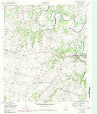 Gatesville West Texas Historical topographic map, 1:24000 scale, 7.5 X 7.5 Minute, Year 1954