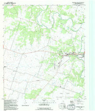 Gatesville West Texas Historical topographic map, 1:24000 scale, 7.5 X 7.5 Minute, Year 1995