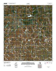 Gay Hill Texas Historical topographic map, 1:24000 scale, 7.5 X 7.5 Minute, Year 2010