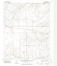 Gaylord Texas Historical topographic map, 1:24000 scale, 7.5 X 7.5 Minute, Year 1972