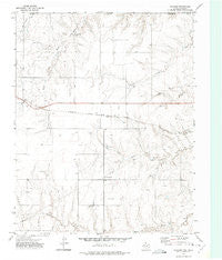Gaylord Texas Historical topographic map, 1:24000 scale, 7.5 X 7.5 Minute, Year 1972