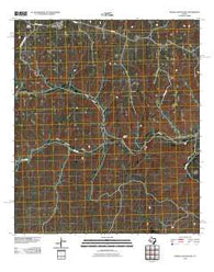 Geddis Canyon East Texas Historical topographic map, 1:24000 scale, 7.5 X 7.5 Minute, Year 2010