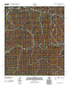 Geddis Canyon East Texas Historical topographic map, 1:24000 scale, 7.5 X 7.5 Minute, Year 2010