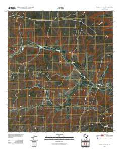 Geddis Canyon NW Texas Historical topographic map, 1:24000 scale, 7.5 X 7.5 Minute, Year 2010