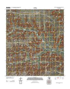 Geddis Canyon NW Texas Historical topographic map, 1:24000 scale, 7.5 X 7.5 Minute, Year 2012