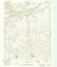 Gem Texas Historical topographic map, 1:24000 scale, 7.5 X 7.5 Minute, Year 1967