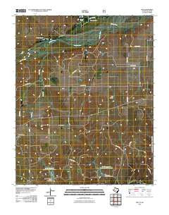 Gem Texas Historical topographic map, 1:24000 scale, 7.5 X 7.5 Minute, Year 2010