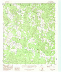 Geneva Texas Historical topographic map, 1:24000 scale, 7.5 X 7.5 Minute, Year 1984