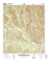 Geneva Texas Current topographic map, 1:24000 scale, 7.5 X 7.5 Minute, Year 2016