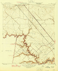Genoa Texas Historical topographic map, 1:31680 scale, 7.5 X 7.5 Minute, Year 1932