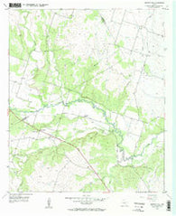 Gentrys Mill Texas Historical topographic map, 1:24000 scale, 7.5 X 7.5 Minute, Year 1956