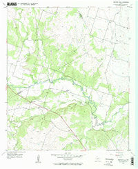 Gentrys Mill Texas Historical topographic map, 1:24000 scale, 7.5 X 7.5 Minute, Year 1956