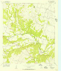 Gentrys Mill Texas Historical topographic map, 1:24000 scale, 7.5 X 7.5 Minute, Year 1956